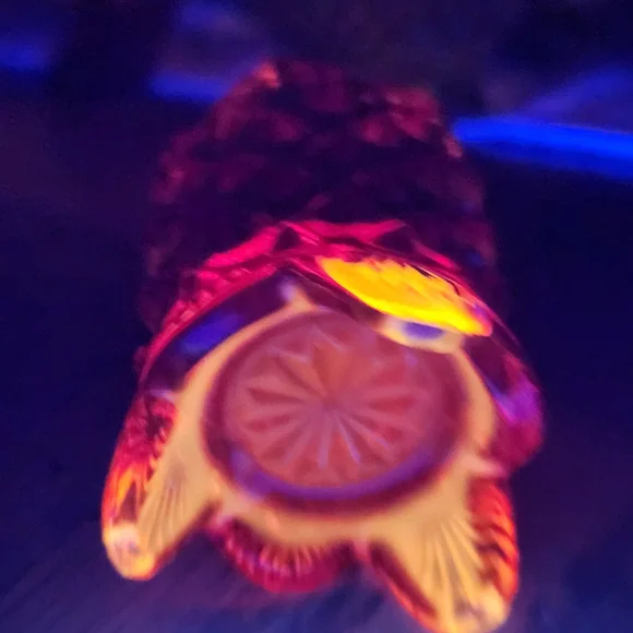 Fenton Amberina Hobnail Toothpick Holder - Picture 5 of 16